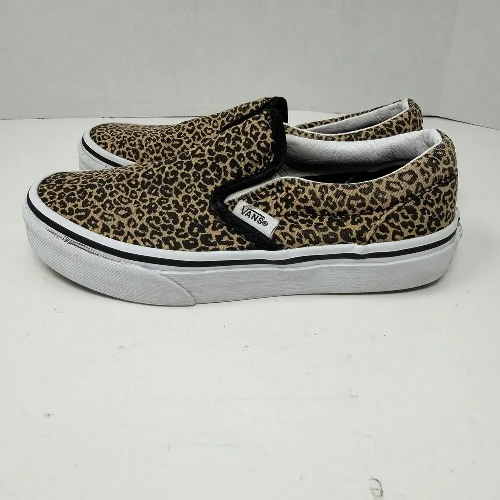 Vans Slip-On Leopard Print Shoes 4001149359 Kids Size 1.5